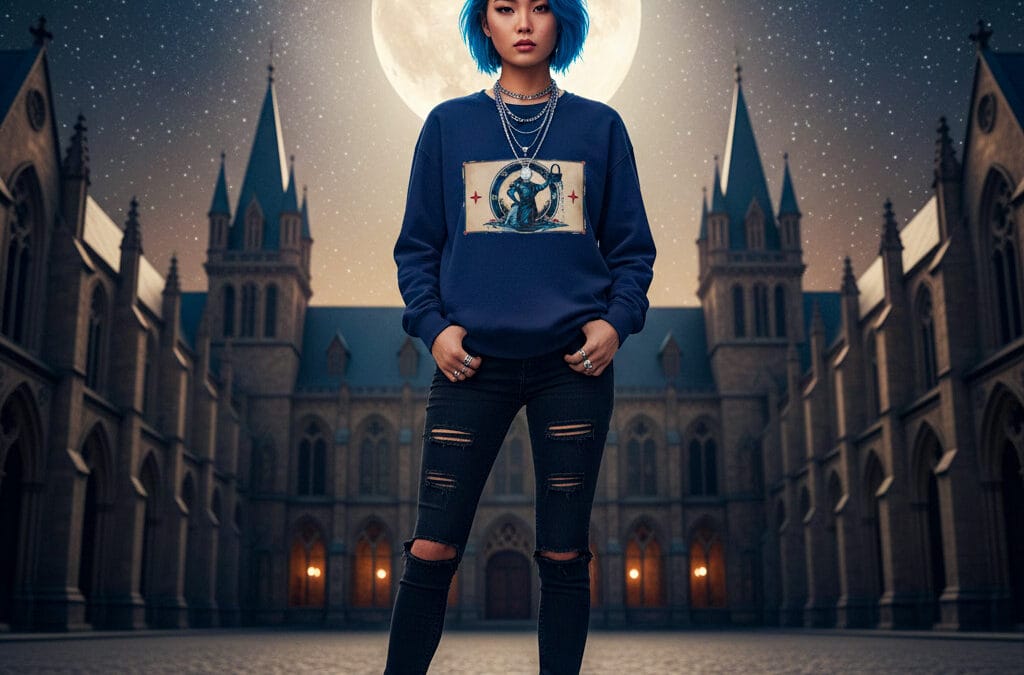 Not Your Basic Star Sign: Why This Gothic Aquarius Sweatshirt is for the Real Water Bearer