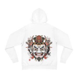 Bold Oni Mask Hoodie - Japanese Irezumi Tattoo Art Streetwear
