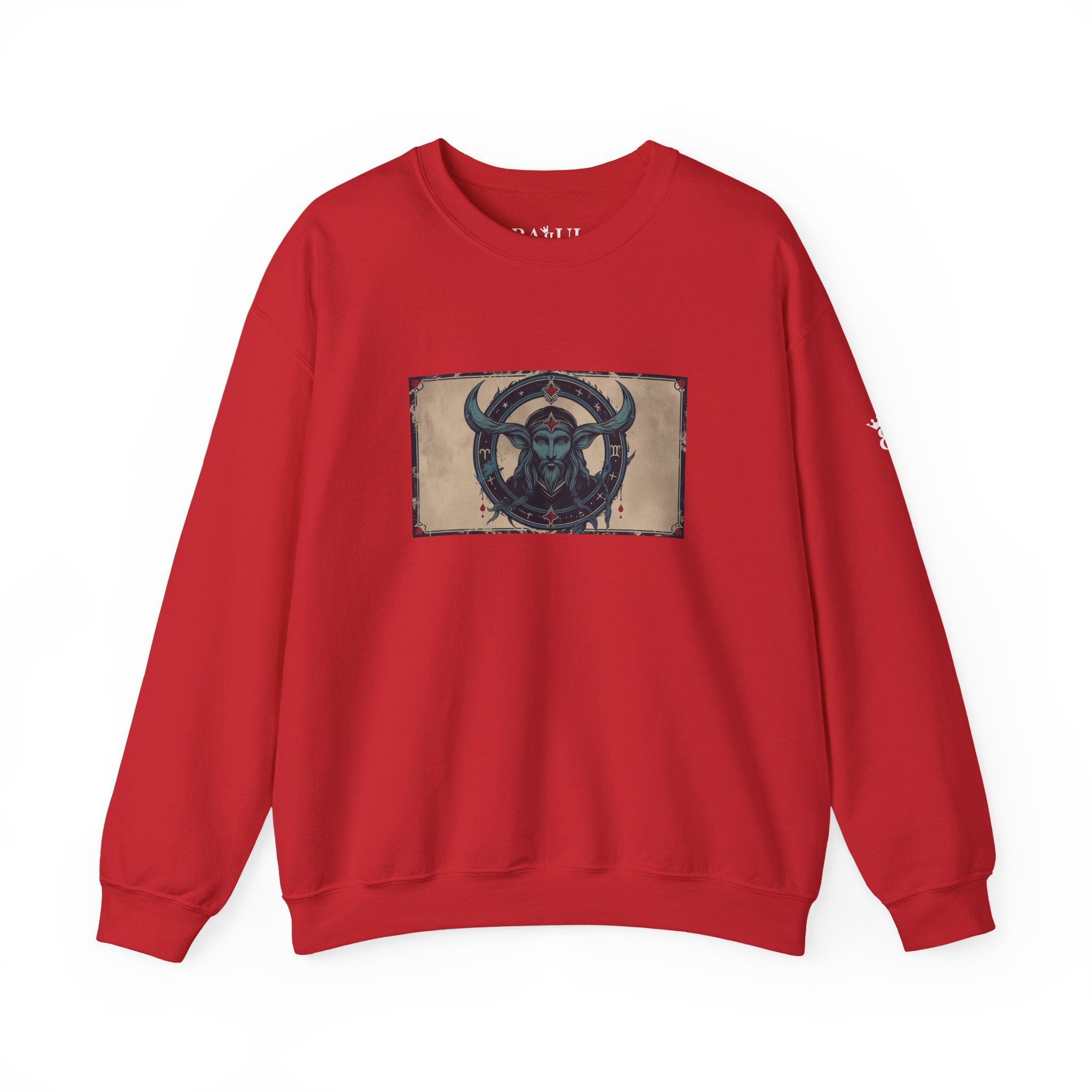Capricorn - Gothic Zodiac Blue Sweatshirt - Image 33