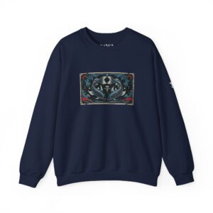 Pisces - Gothic Zodiac Blue Sweatshirt