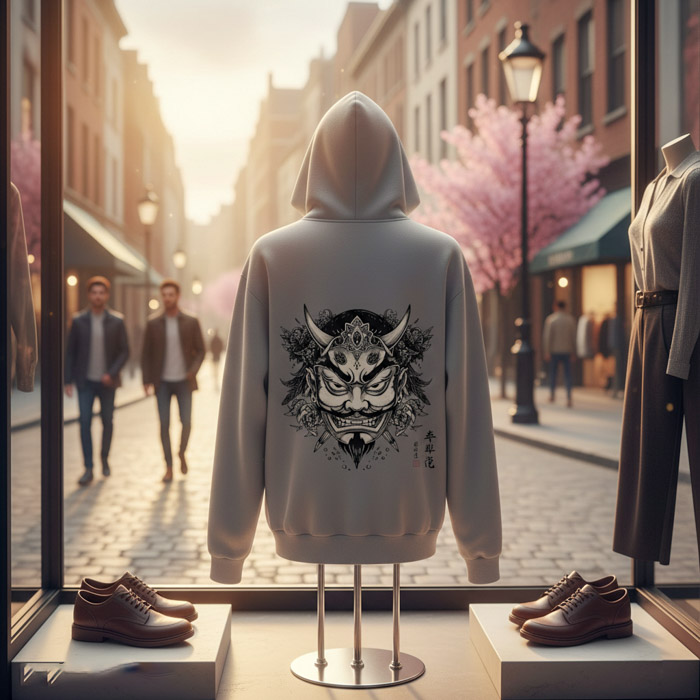 The Bold Oni Mask Hoodie: Unveiling the Myth Behind the Streetwear Staple