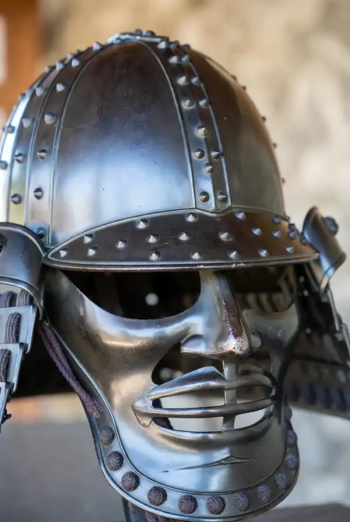 The magnificent Owari Tokugawa helmet (kabuto) and menpō (face guard) 

